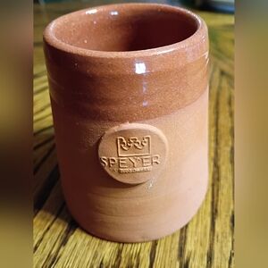 Speyer, Germany 2000 Jahre (years) Glazed Terra Cotta Drinking Cup Mug Pre-owned